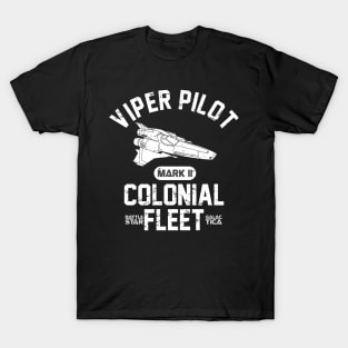 Battlestar Galactica Viper Pilot Colonial Fleet T-Shirt